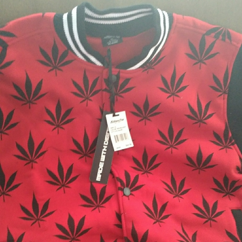 Mens 420 Baseball/Bomber Style Jacket